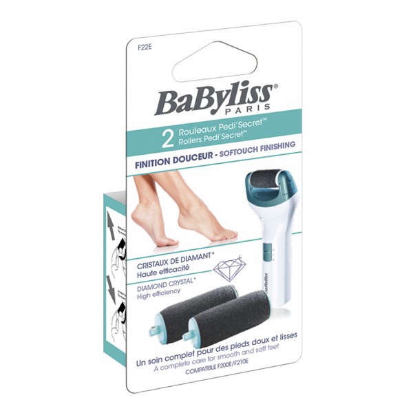 BaByliss® Foot Spa Soft Refill Soft Touch Finishing Black