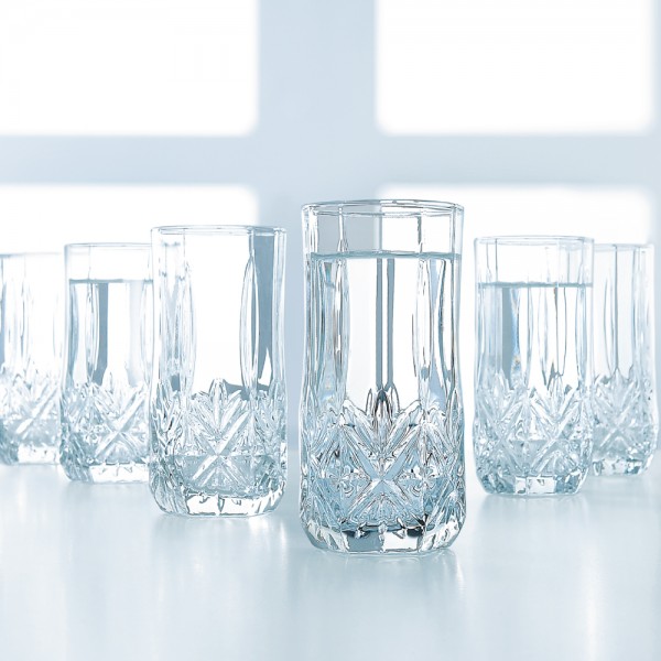 لومينارك® Brighton Set 6Pcs كاسة زجاجية شفافة الزجاج المقسى شفاف 310مليلتر