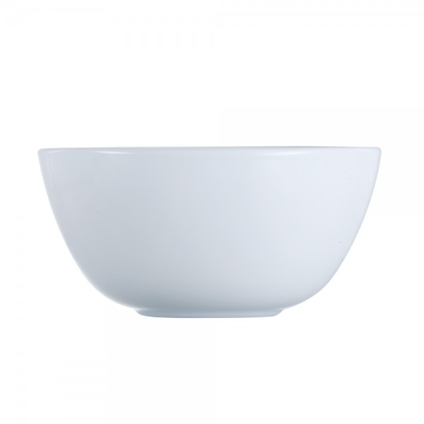 Luminarc® Diwali Plain Bowl Tempered Glass White 9CM