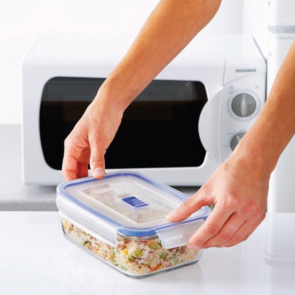 لومينارك® Pure box Active حافظة طعام مستطيلة الزجاج المقسى شفاف 38سنتيلتر