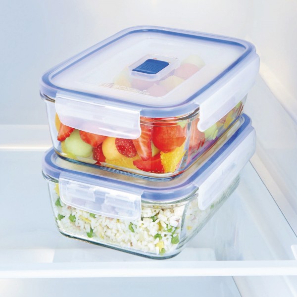 لومينارك® Pure box Active حافظة طعام مستديرة الزجاج المقسى شفاف 42سنتيلتر