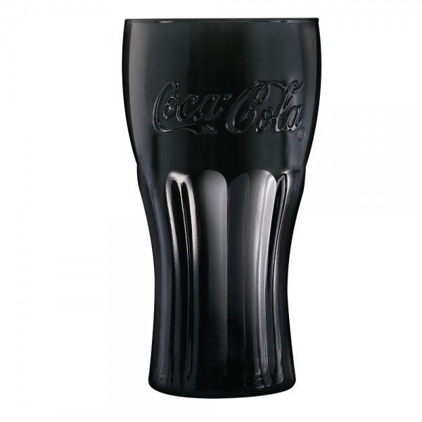 لومينارك® Coca Cola كاسة ملونة زجاج أسود 370مليلتر