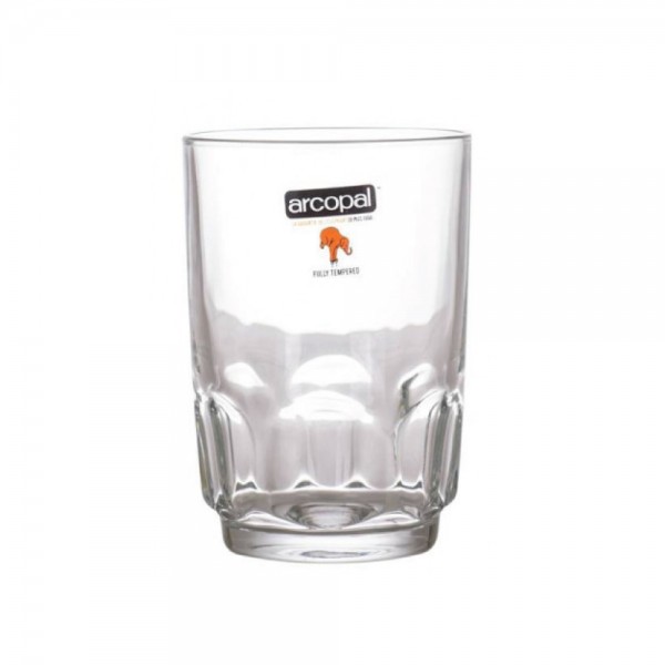 لومينارك® Roc Set 6Pcs كاسة زجاجية شفافة زجاج البوروسيليكات شفاف 270مليلتر