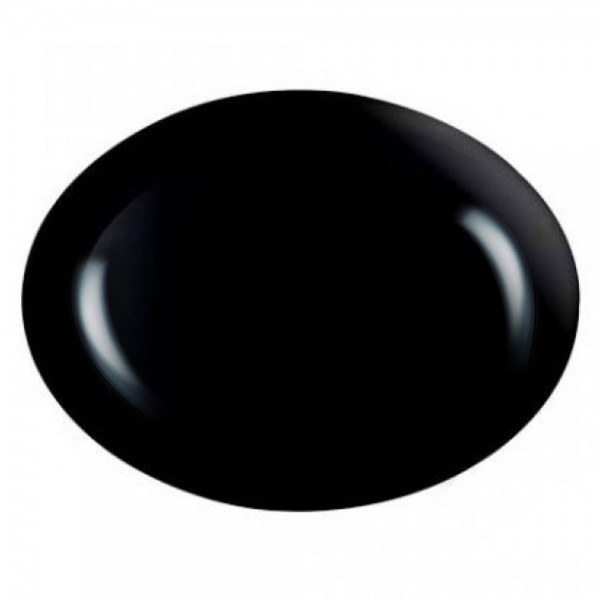 لومينارك® Diwali noir طبق الزجاج المقسى أسود 33سم