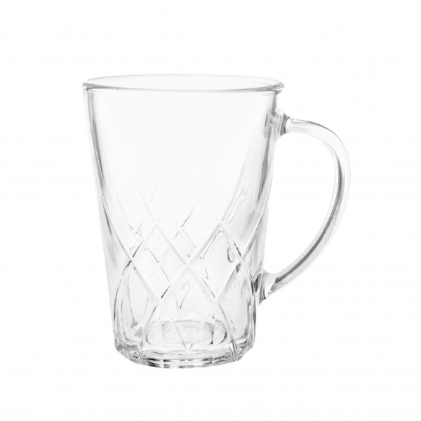 لومينارك® Swivel Set 6Pcs مج زجاجي الزجاج المقسى شفاف 250مليلتر