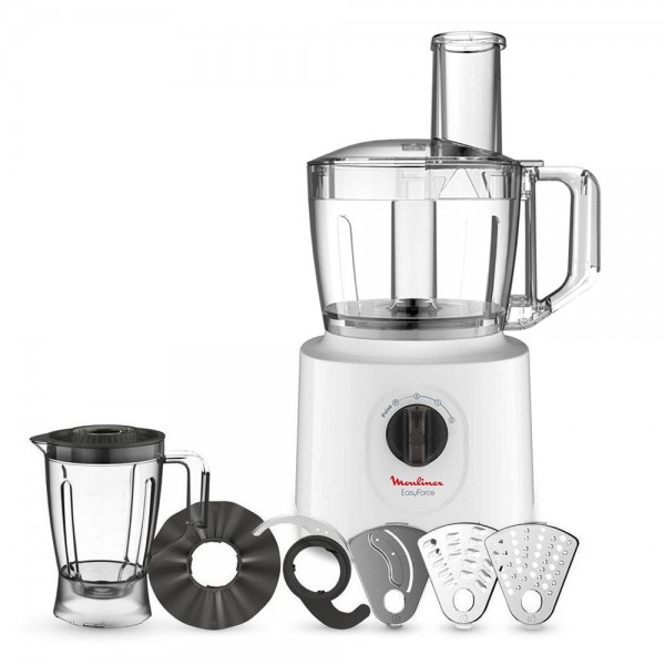 Moulinex® Pro Easy Food Processor 800W 25 Functions 6 Accessories White