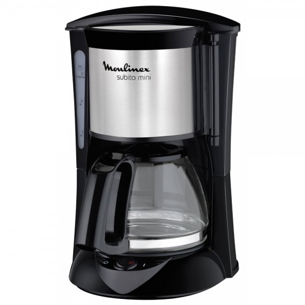 Moulinex® Subito Coffee Maker 6Cups Black and Silver