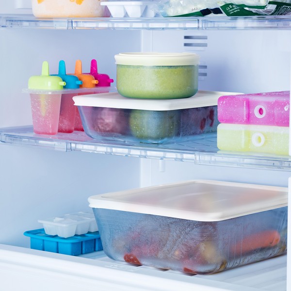 بايركس ® Cook & Freeze حافظة طعام مستطيلة زجاج البوروسيليكات شفاف 0.8لتر