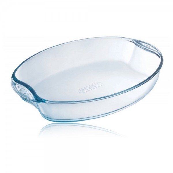 بايركس ® Glass طبق فرن زجاج البوروسيليكات شفاف 24x35سم
