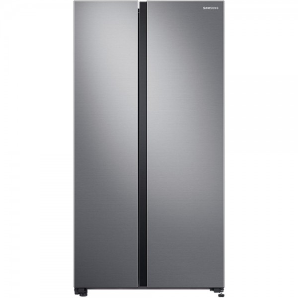 Samsung® Side By Side Refrigerator Silver Mono cooling 647L