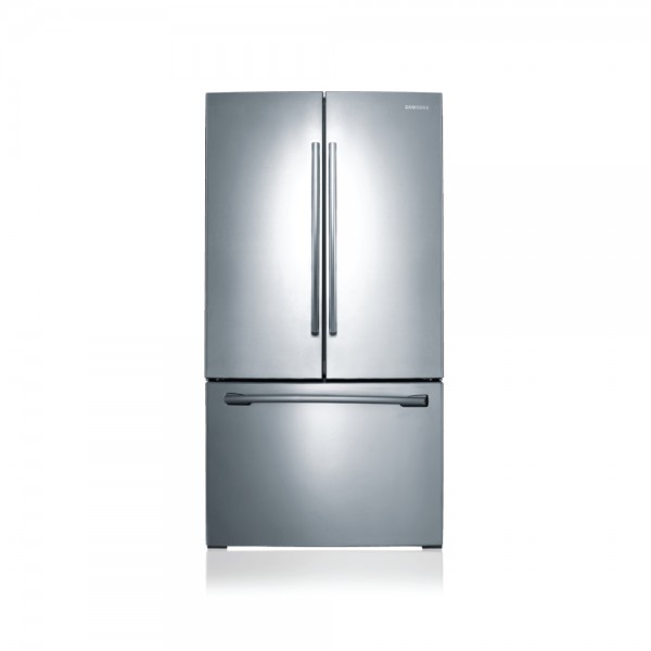سامسونج® French Door ثلاجة فضي Twin Cooling Plus™ 25.5لتر