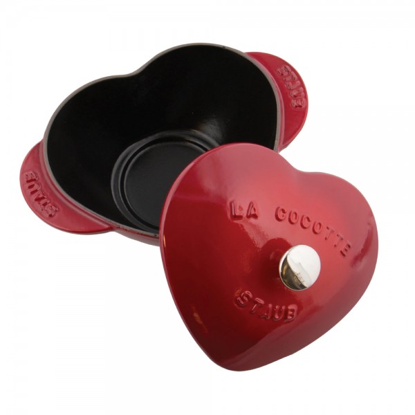 ستاوب® Cast iron Heart Cocotte حديد مدعم كرزي 1.75لتر