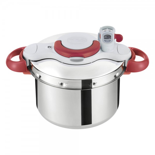 Tefal® Clipso Minut Perfect Pressure Cooker Stainless Steel 9L