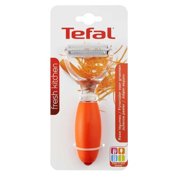 تيفال® Kitchen Tools أداة تقشير بلاستيك برتقالي 14.4 x 6.1 x 3.2 سم