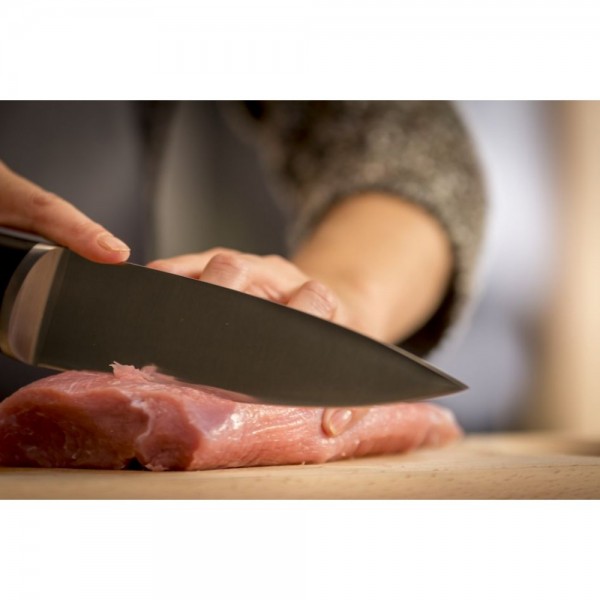 تيفال® Ice Force Chef Knife ستانلس ستيل أسود وفضي 20سم