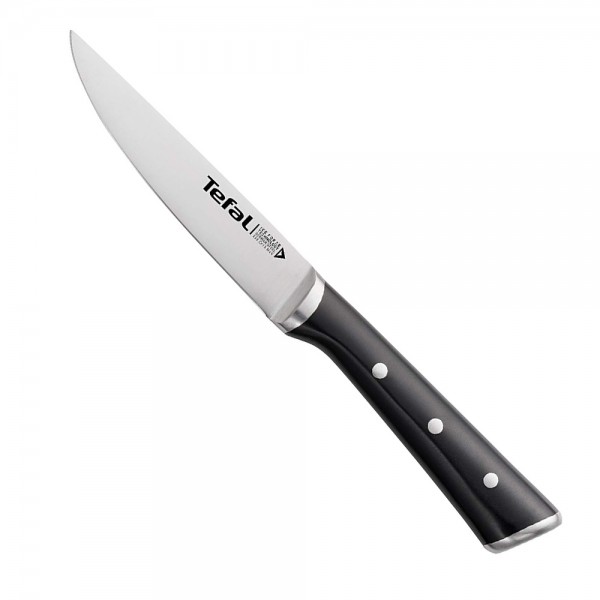 تيفال® Ice force Utility Knife ستانلس ستيل أسود وفضي 11سم