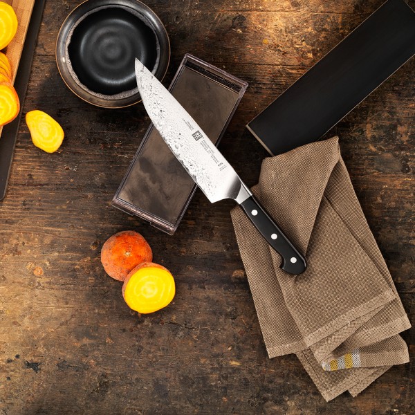 زويلنغ سكاكين المطبخ أسود وفضي   